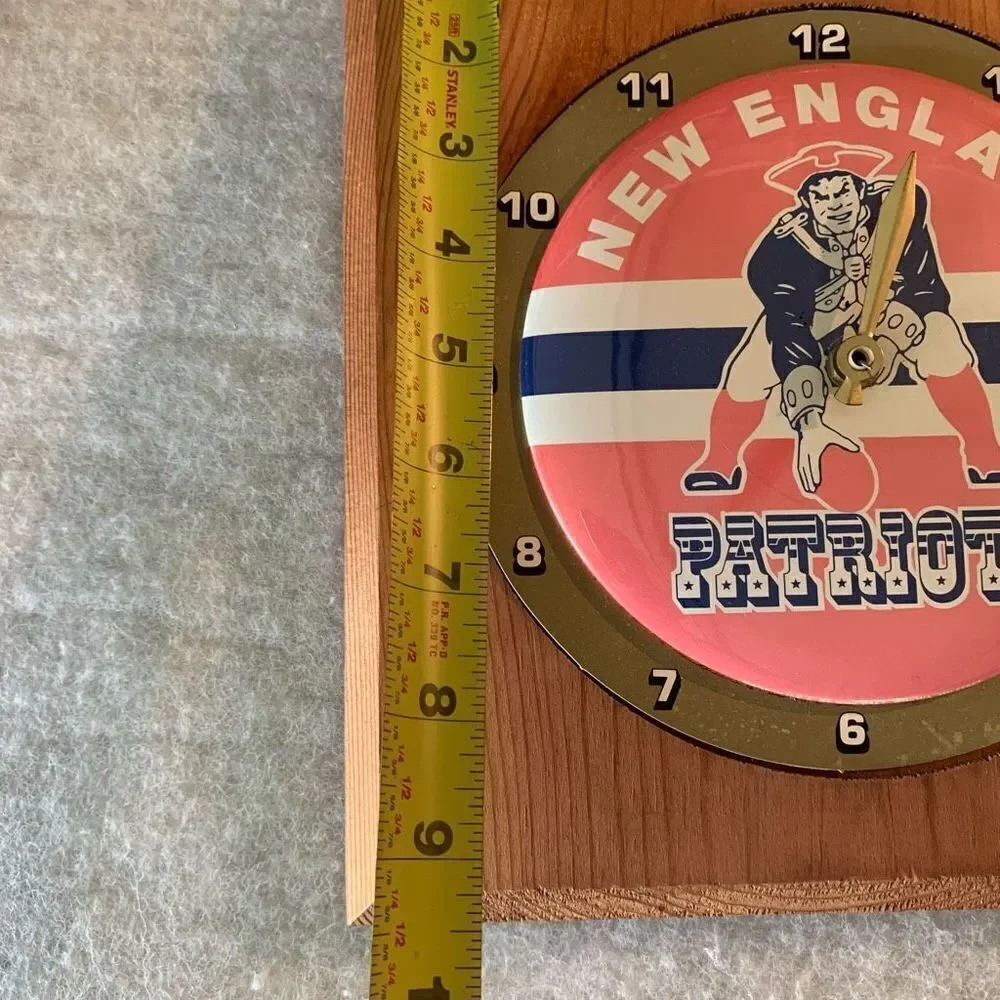 New England Patriots Clock-Minute Hand Missing